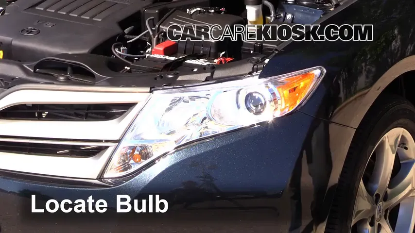2014 Toyota Venza LE 3.5L V6 Lights Parking Light (replace bulb)